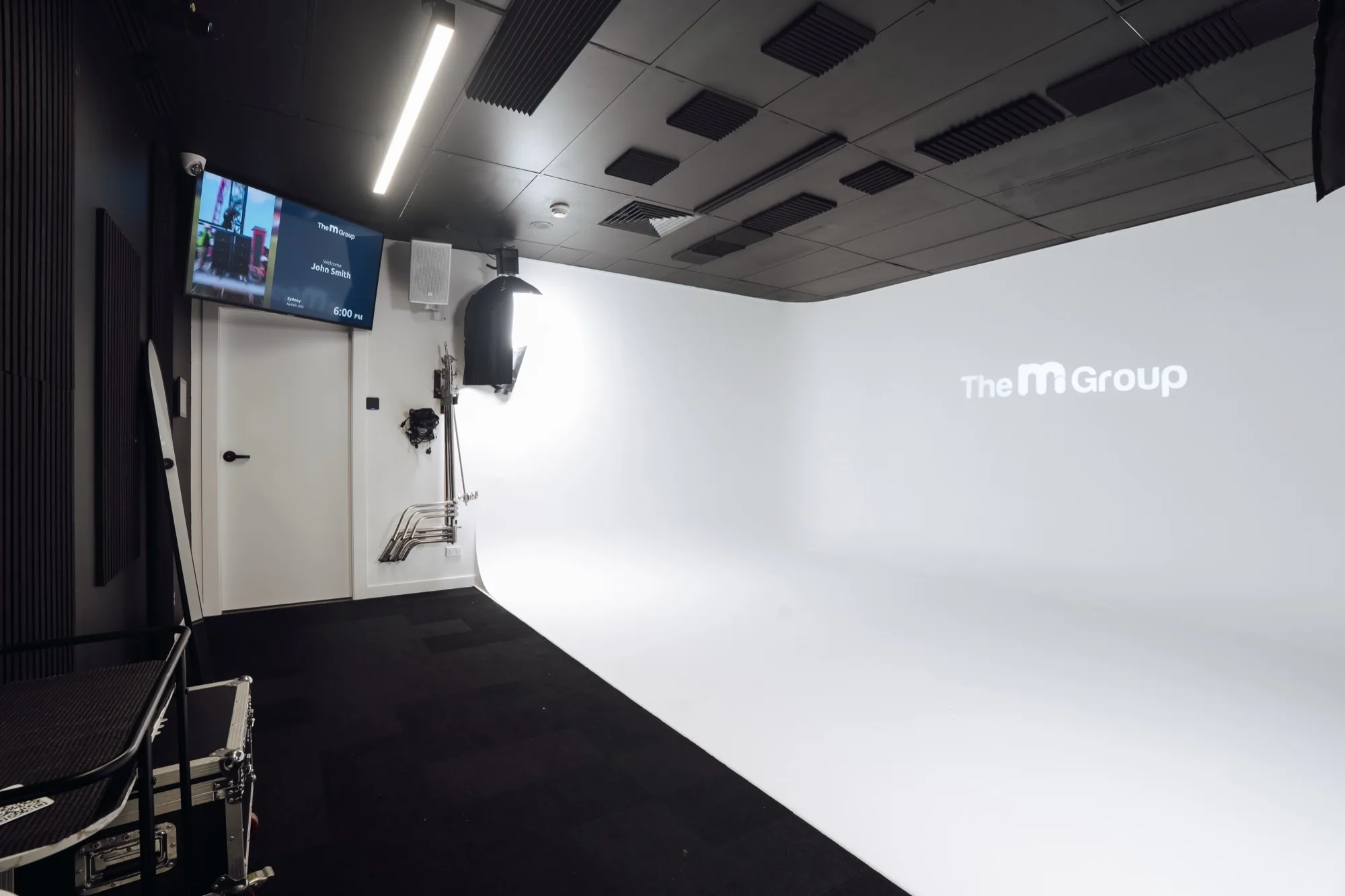The M1 Studio, cyclorama in Ultimo, Sydney